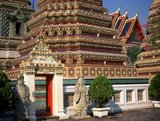 Originally built in the 16th century, Wat Pho is Bangkok's oldest temple. King Rama I of the Chakri Dynasty (1736—1809) rebuilt the temple in the 1780s.<br/><br/>

Officially called Wat Phra Chetuphon, it is one of Bangkok's best known Buddhist temples and is nowadays a major tourist attraction, located directly to the south of the Grand Palace. Wat Pho is famed for its Reclining Buddha and renowned as the home of traditional Thai massage.