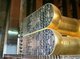 Thailand: The mother-of-pearl inlaid feet of the 43 metre long Reclining Buddha (Phra Non) at Wat Pho (Temple of the Reclining Buddha), Bangkok