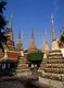 Thailand: A variety of chedis at Wat Pho (Temple of the Reclining Buddha), Bangkok